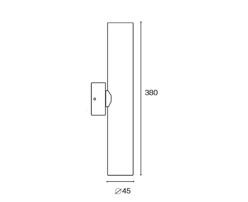 IT02-026 gold 3000K светильник настенный фото 4