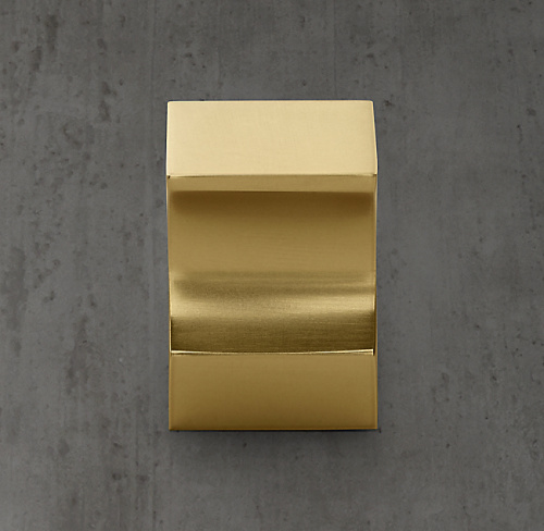 Ручка-кнопка Atelier Large Lac.Burnished Brass фото 2