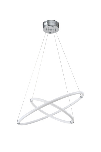 Люстра подвесная светодиодная хром LED 96Вт D60см Zortes BLASY ZRS.57793.96 фото 4 Люстра подвесная светодиодная хром LED 96Вт D60см Zortes BLASY ZRS.57793.96 фото 4