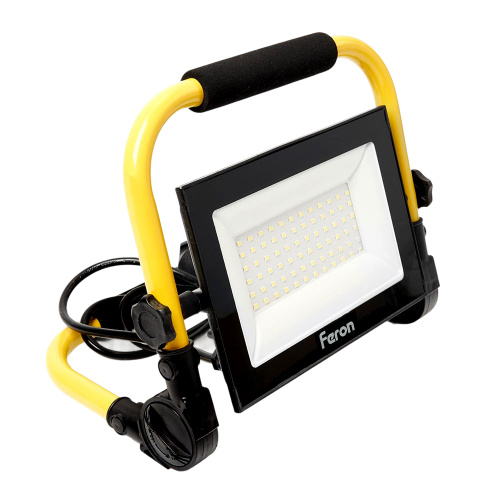 Светодиодный прожектор Feron LL-515 переносной 70W, 6400K, IP65