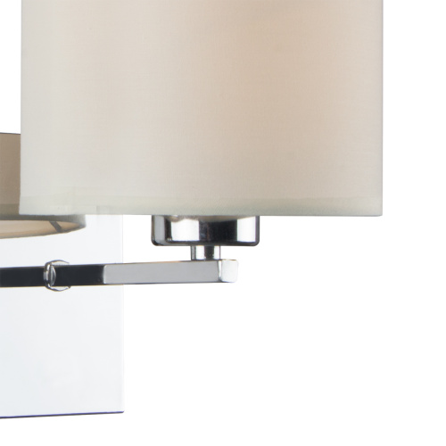 Настенный светильник Escada 550/1А E27*60W Chrome/White фото 2 Настенный светильник Escada 550/1А E27*60W Chrome/White фото 2