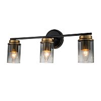 Настенный светильник Escada 2118/3A E14*40W Black/Brass