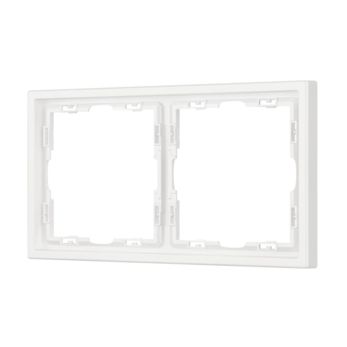Рамка пластиковая Arlight FRM-NOBE-SFPL-2-WH 054215