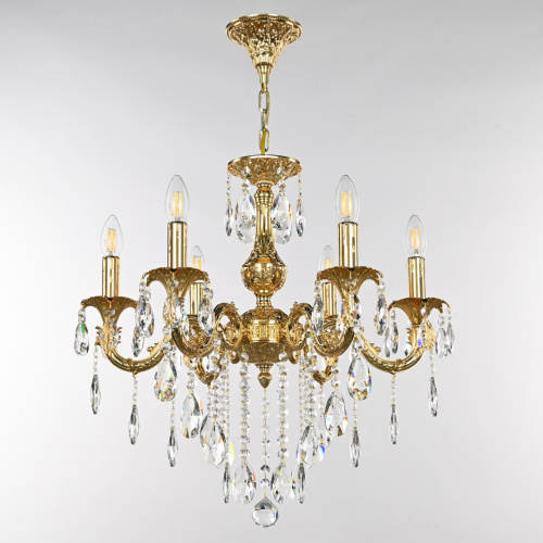 Люстра с хрустальными подвесками AL79101/6/175 B G Bohemia Ivele Crystal (Богемия Ивеле Кристалл) фото 4