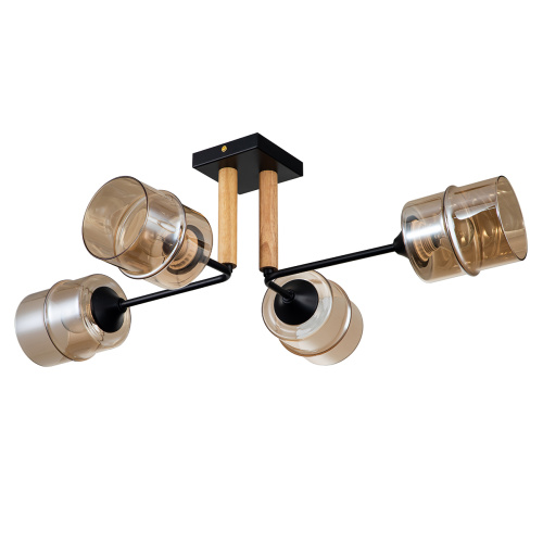 Потолочный светильник Escada 699/4P E27*60W Black фото 3