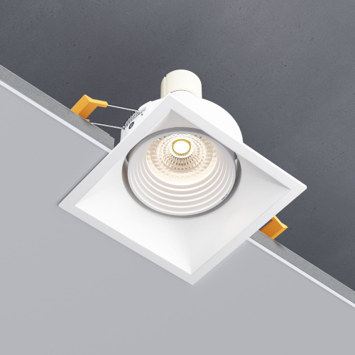 Светильник встраиваемый Punto белый 25017/01 фото 4