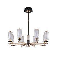 Подвесная светодиодная люстра Indigo Grandioso 13038/8R Black V000186L