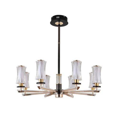 Подвесная светодиодная люстра Indigo Grandioso 13038/8R Black V000186L