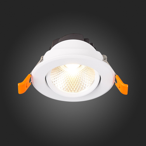 ST211.538.08.36 Св-к встр. Белый LED 1*8W 3000K 640Lm Ra80 36° IP20 D86xH50 220-240V Встраиваемые светильники фото 3