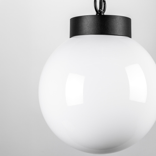 373110 Светильник BOLLA 1x10W (led) E27 ЧЕРНЫЙ IP65/IP44 фото 3