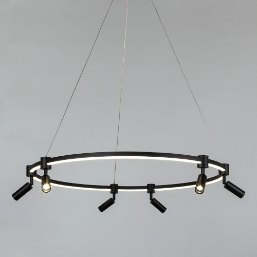 Подвесная люстра Arte Lamp RING A2186SP-1BK фото 2 Подвесная люстра Arte Lamp RING A2186SP-1BK фото 2
