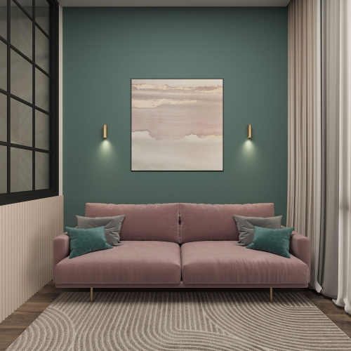 DK5021-SG Настенный светильник, IP20, до 15 Вт, LED, GU10, матовое золото, алюминий фото 3