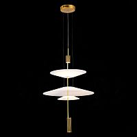 SL6101.213.01 Люстра подвесная ST-Luce Золотистый/Белый LED 1*15W 3000K ISOLA