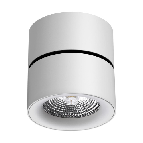 358782 OVER NT21 420 белый Светильник накладной светодиодный IP20 LED 25W 4000K 2200Лм 100-265V GRODA фото 4