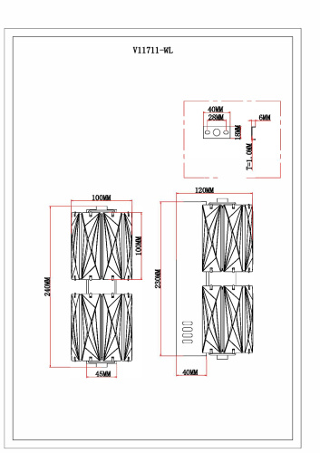 Светильник настенный светодиодный Moderli V11711-WL Prismique фото 2 Светильник настенный светодиодный Moderli V11711-WL Prismique фото 2