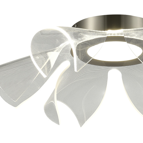 SL6235.102.20 Светильник потолочный ST-Luce Никель/Прозрачный LED 1*20W 4000K FAIRY фото 4