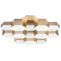 750161 Люстра потол FAVO LED-80W 3840LM ЗОЛОТО 3000K