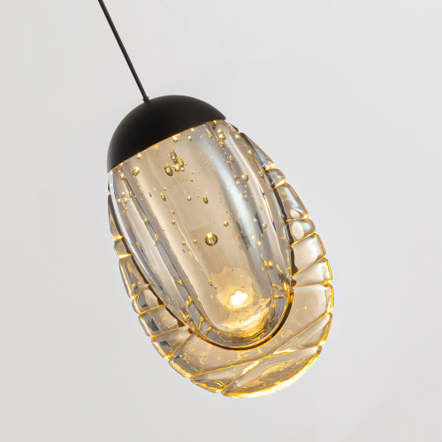 Подвесной светильник MD25090022-1A matt black/champagne фото 3