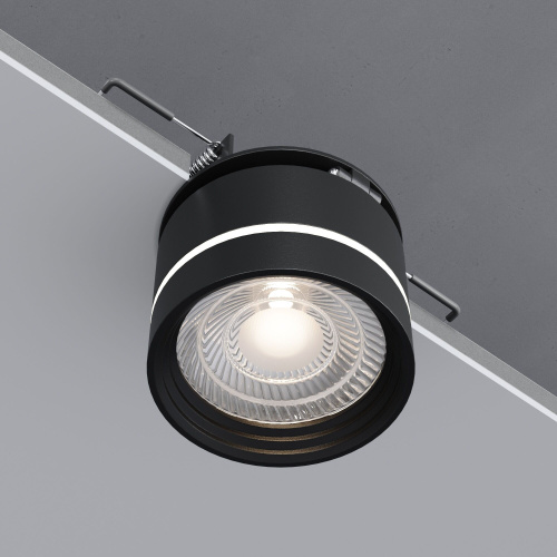 Встраиваемый поворотный светодиодный светильник 8W 4200K чёрный 25035/LED фото 4 Встраиваемый поворотный светодиодный светильник 8W 4200K чёрный 25035/LED фото 4