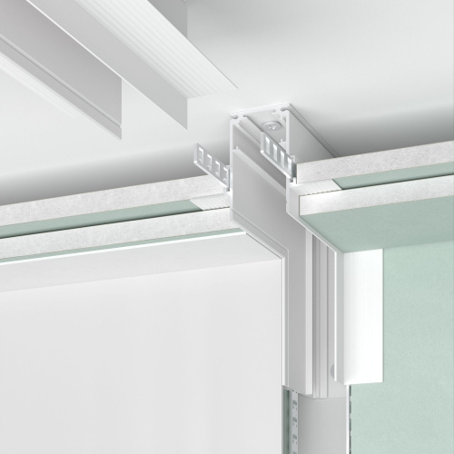 Slim Magnetic Коннектор угловой внутренний для встраиваемого шинопровода под ГКЛ 9,5мм (белый) 85213/00 85213/00