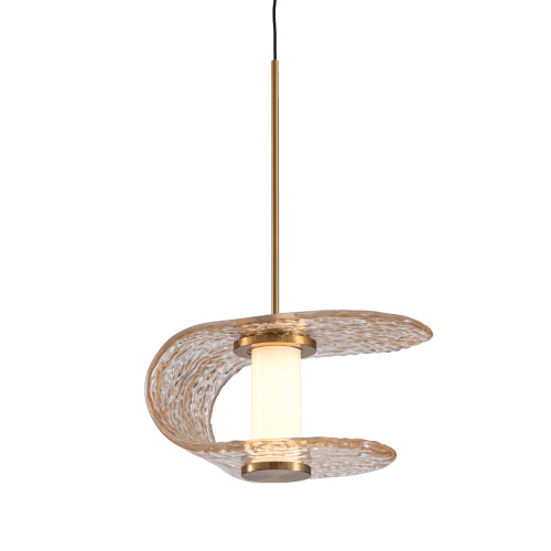 Подвесной светильник MD24020901-1A gold/cognac