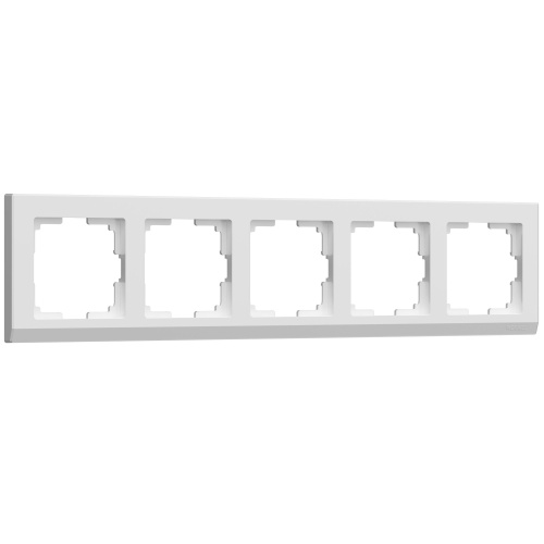Рамка из поликарбоната на 5 постов Stark белый W0051801 Рамка из поликарбоната на 5 постов Stark белый W0051801