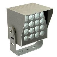 Светодиодный светильник ландшафтно-архитектурный Feron LL-897  AC220-240 25W синий IP66 квадрат