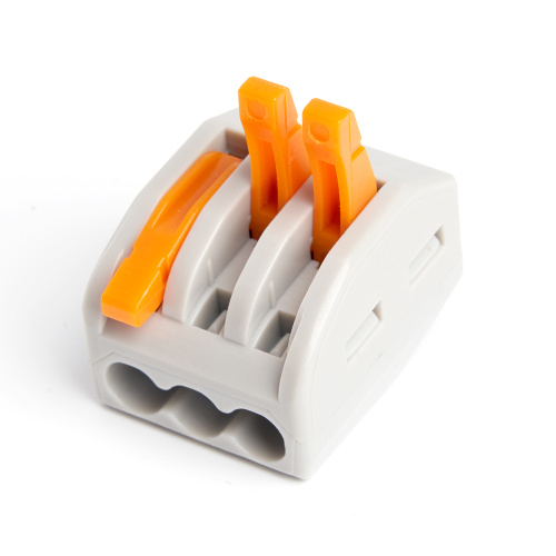 Клемма строительно-монтажная 3-проводная STEKKER, LD222-613 фото 2