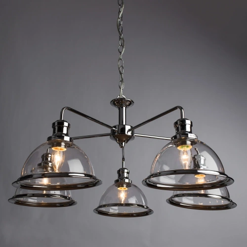 Подвесная люстра Arte Lamp OGLIO A9273LM-5CC фото 2 Подвесная люстра Arte Lamp OGLIO A9273LM-5CC фото 2
