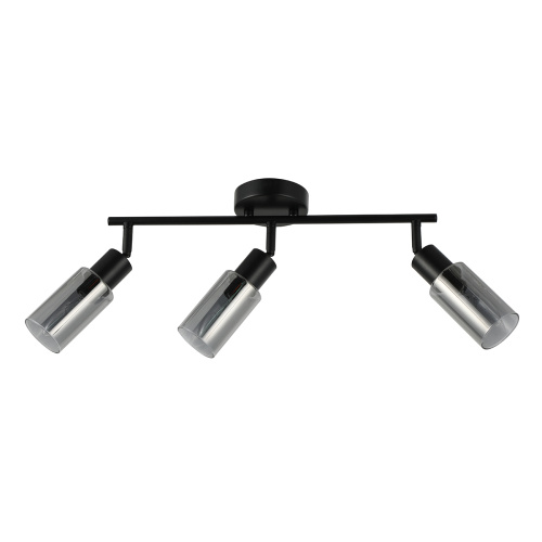 Настенно-потолочный свет Escada 10172/3A E14*40W Black/Chrome фото 2 Настенно-потолочный свет Escada 10172/3A E14*40W Black/Chrome фото 2