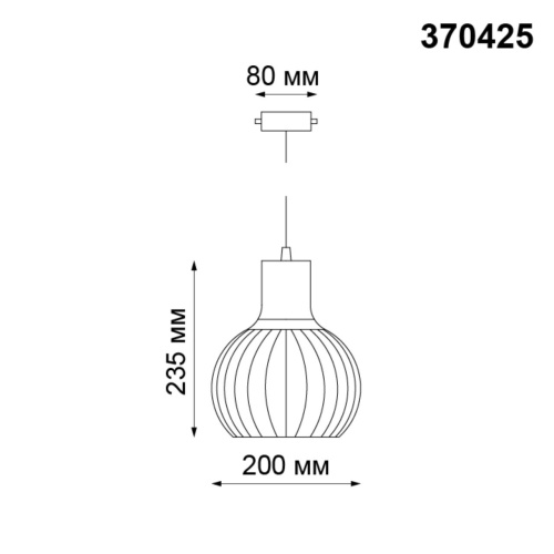 370425 PORT NT19 294 черный Светильник трековый однофазный трехжильный IP20 E27 50W 220V ZELLE фото 3