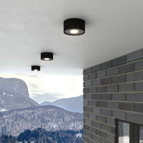 Уличный потолочный светильник Light LED 2135 IP65 35141/H черный фото 2