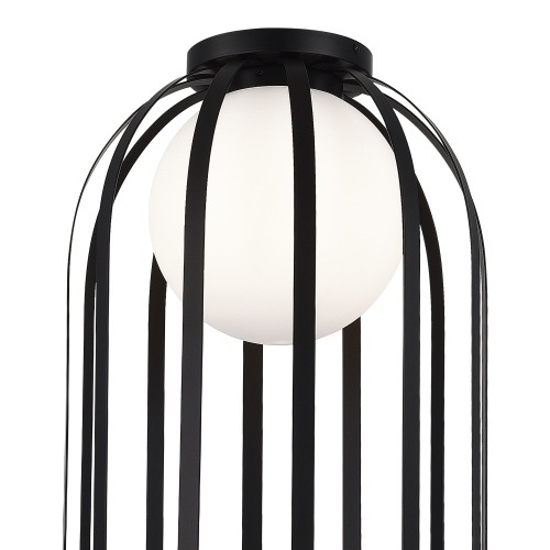 SL6129.402.01 Светильник потолочный ST-Luce Черный/Белый E27 1*60W NORDIC фото 4