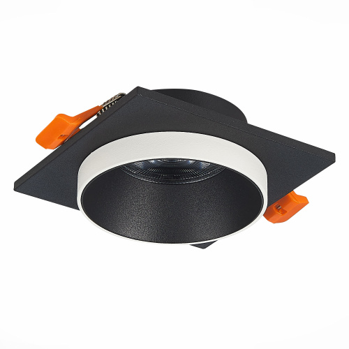 ST206.418.01 Св-к встр. Черный GU10 1*50W  L92xW92xH38 220V Без ламп Встраиваемые светильники фото 5