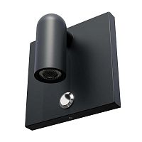 Бра 3W 277LM 3000K, черный Omega Lightstar 200937