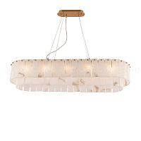 Люстра Cloyd HERCULANUM-A C10 / шир. 100 см - алебастр - латунь (арт.11158)