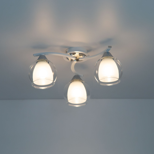 Citilux Кристи CL152130 Люстра потолочная Белая Хром фото 5 Citilux Кристи CL152130 Люстра потолочная Белая Хром фото 5
