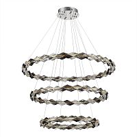 SL6009.103.03 Люстра подвесная ST-Luce Хром/Прозрачно-Дымчатый LED 1*75W 3000K DIAMANTA