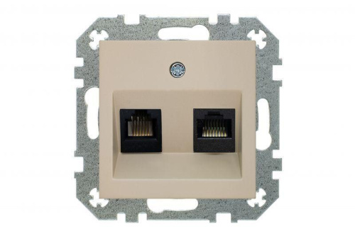 Розетка RJ45/RJ11 Liregus Retro кремовый омбре 29-138 фото 3 Розетка RJ45/RJ11 Liregus Retro кремовый омбре 29-138 фото 3