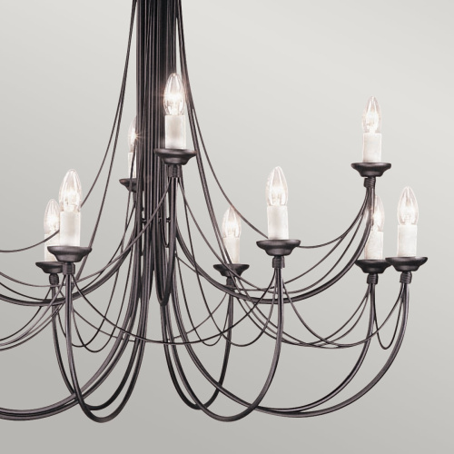 Люстра Elstead Lighting CB12-BLACK фото 4 Люстра Elstead Lighting CB12-BLACK фото 4
