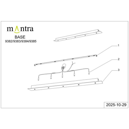 Потолочное основание Mantra Modular Light Florones 9384 фото 6 Потолочное основание Mantra Modular Light Florones 9384 фото 6