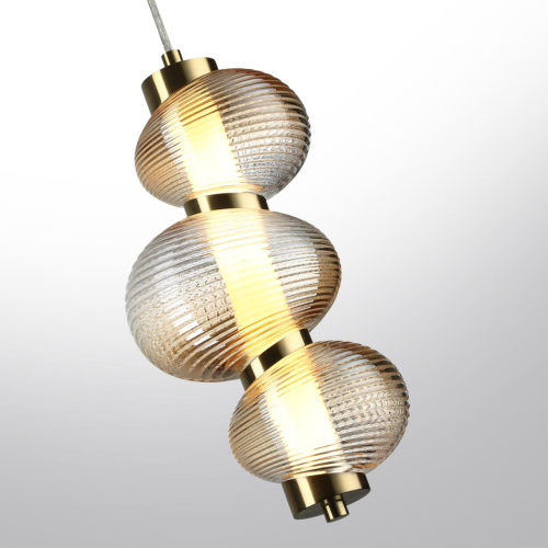 5095/12L L-VISION ODL25 359 латунный/янтарный градиент/металл/стекло Подвес LED 12W 4000K 1492Лм BRUCO фото 5 5095/12L L-VISION ODL25 359 латунный/янтарный градиент/металл/стекло Подвес LED 12W 4000K 1492Лм BRUCO фото 5