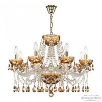 Люстра 5413/8/240 G Amber/M-1G K721 Bohemia Ivele Crystal (Богемия Ивеле Кристалл)