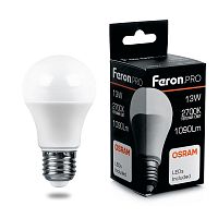 Лампа светодиодная Feron.PRO LB-1013 Шар E27 13W 175-265V 2700K