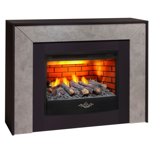 Электрокамин RealFlame Jersey 25,5 GR графит с очагом 3D Firestar 25,5 фото 2 Электрокамин RealFlame Jersey 25,5 GR графит с очагом 3D Firestar 25,5 фото 2