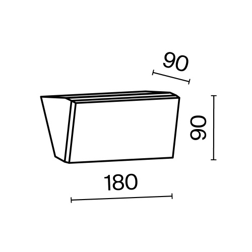 Уличный настенный светильник Outdoor O436WL-L10GF3K фото 4