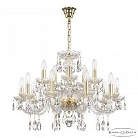 Люстра хрустальная 117/10+5/240 G Bohemia Ivele Crystal (Богемия Ивеле Кристалл)