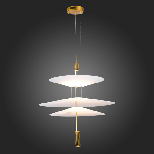 SL6101.223.01 Люстра подвесная ST-Luce Золотистый/Белый LED 1*15W 3000K ISOLA фото 9