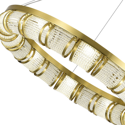 SL6011.303.01 Светильник подвесной ST-Luce Латунь/Прозрачный LED 1*50W ESME фото 3