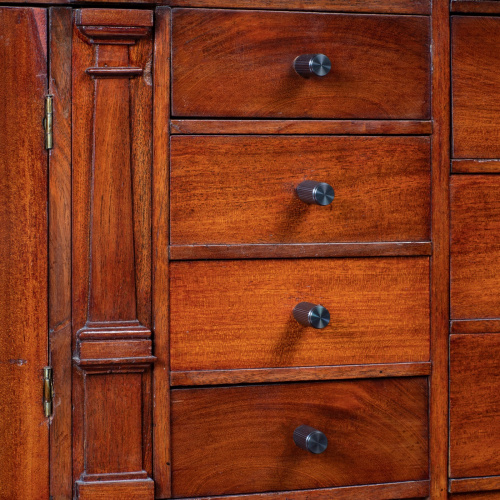 Ручка-кнопка Knob Linear Black set of 2 фото 4